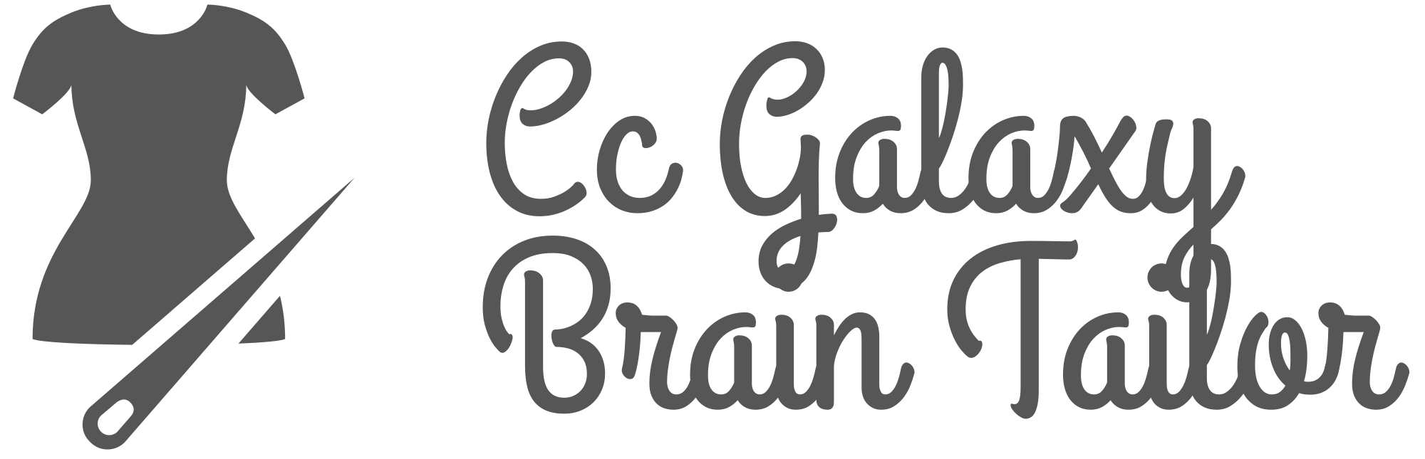 cc galaxy brain tailor logo
